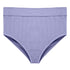 Rib Cotton Briefs - Purple - Omi Beauty